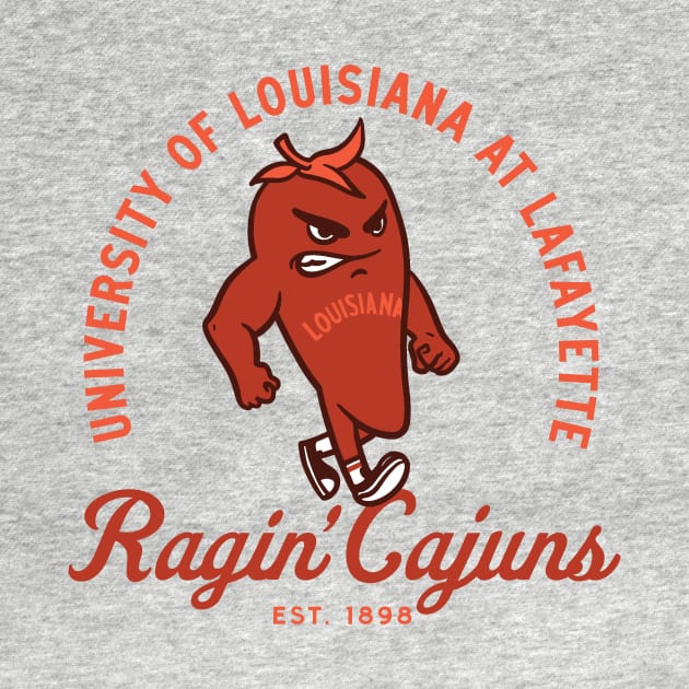 The Ragin' Cajuns of the University of Louisiana Lafayette by sombreroinc